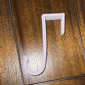 Purple Velvet Over-The-Door Hook